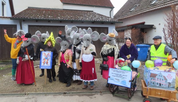 Faschingsumzug in Höchstädt